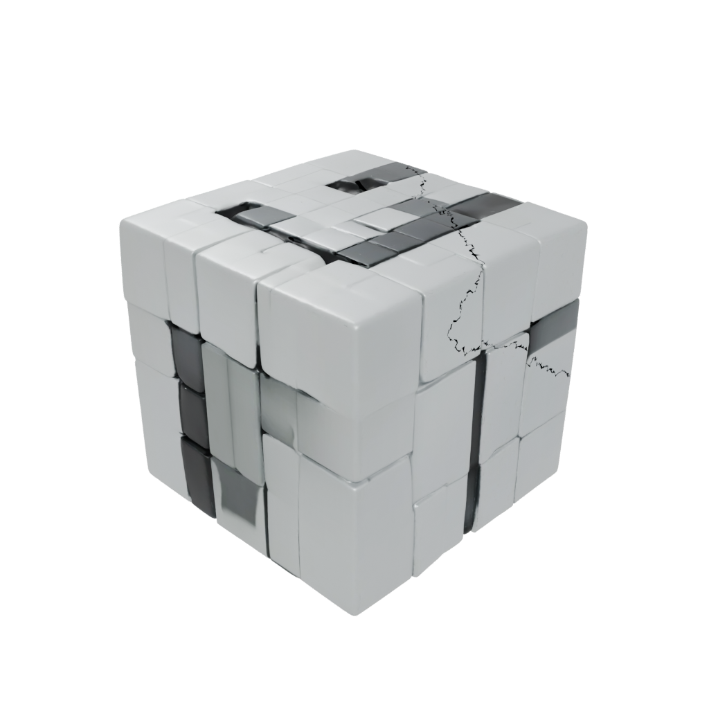 Obsidian Soft Slide-Puzzle Cube