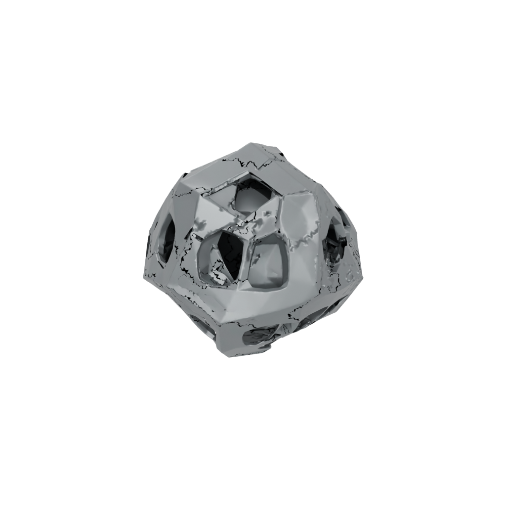 Obsidian Soft Snap-Pop Hexagon