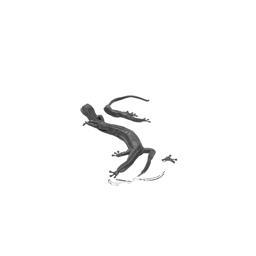 Obsidian Articulated Gecko