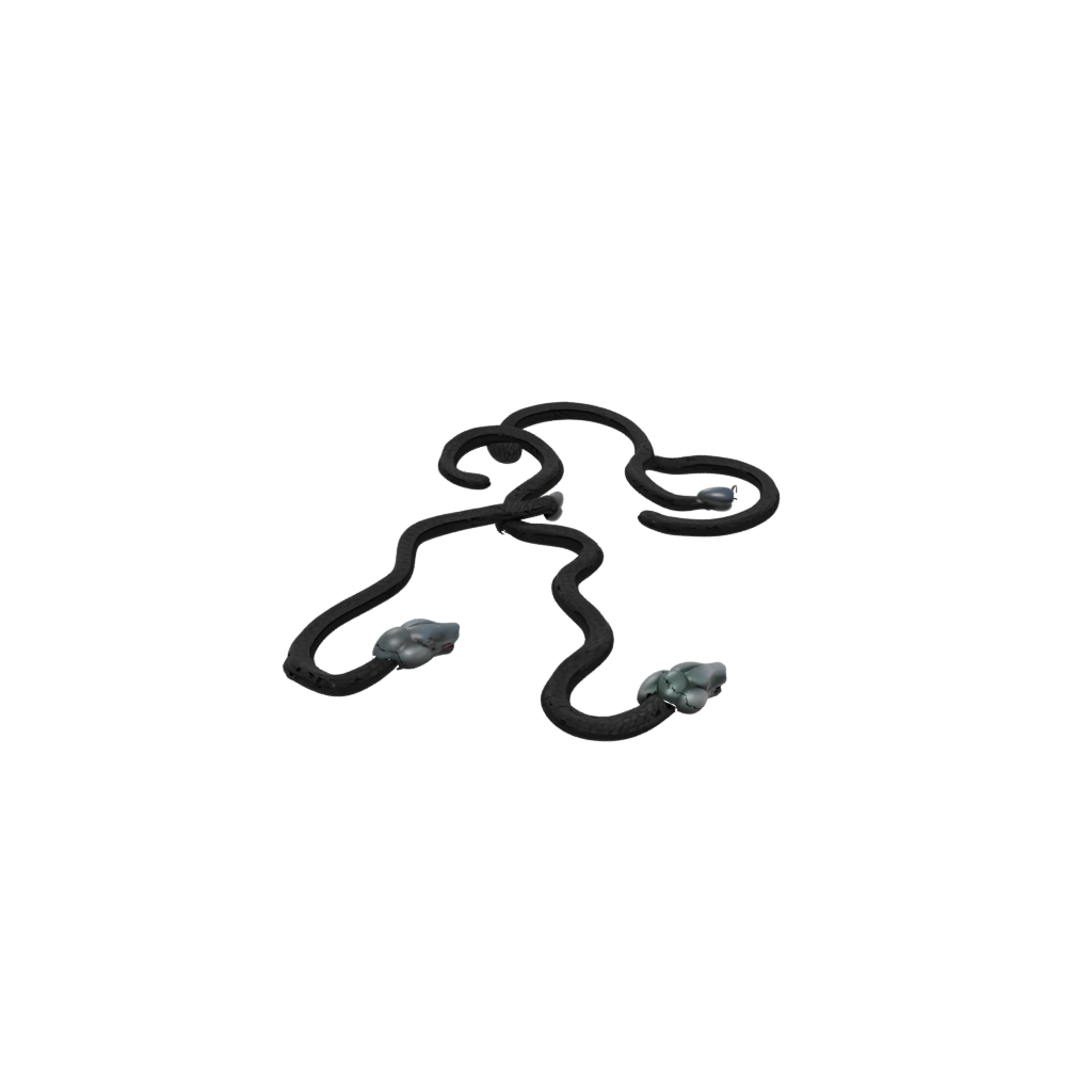 Obsidian Articulated Snake Long