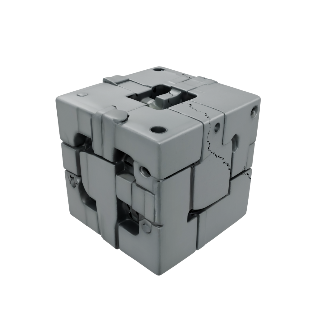 Obsidian Folding Hinge Cube