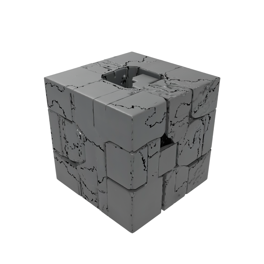 Obsidian Infinity Flip Cube