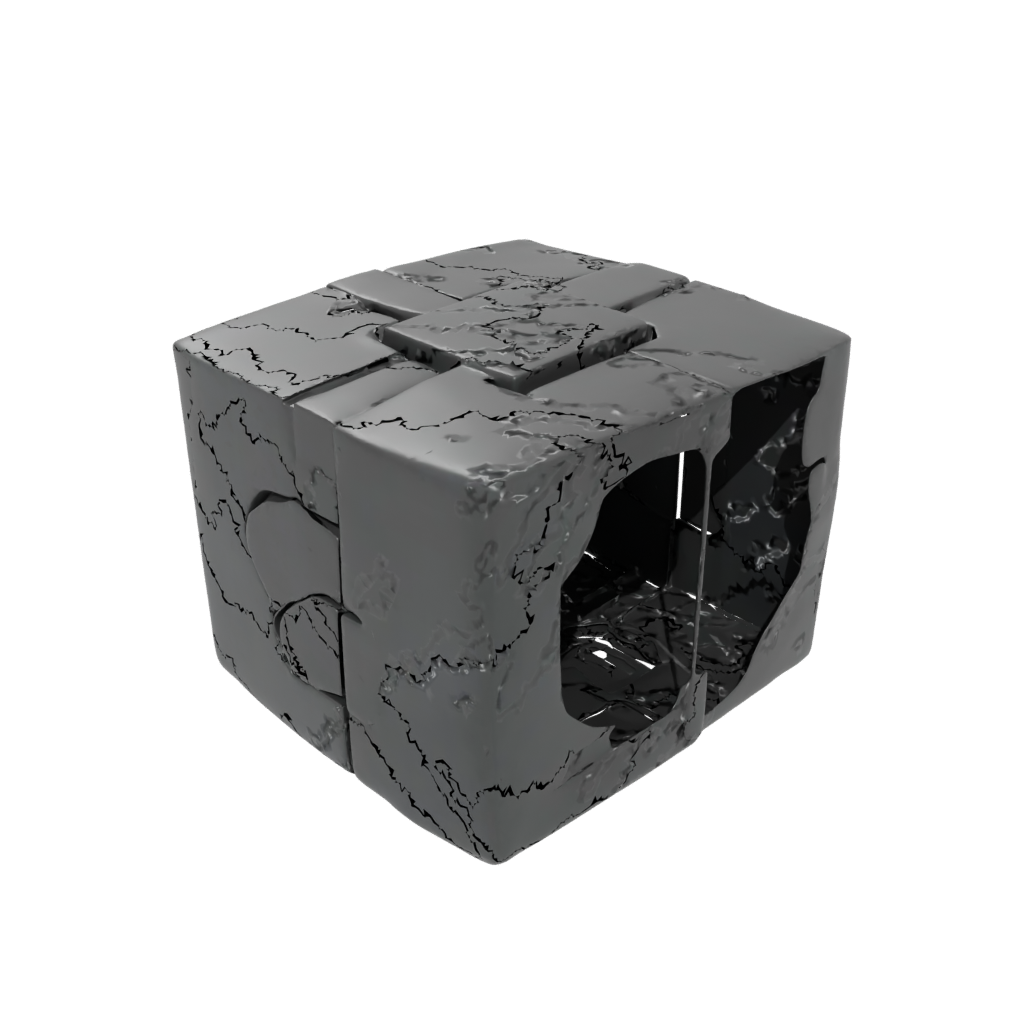 Obsidian Magnet-Free Click Cube