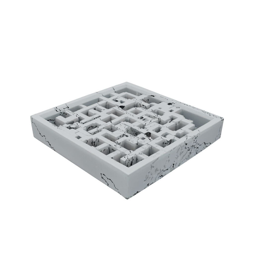 Obsidian Marble Maze Pocket Puzzle