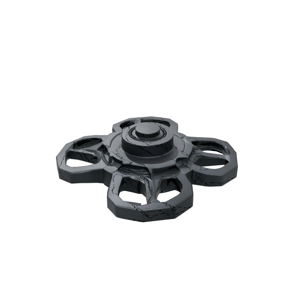 Obsidian Rolling Hex Spinner