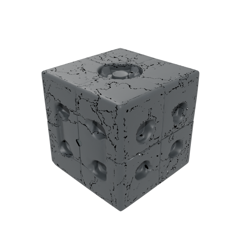 Obsidian Squeeze Stress Cube