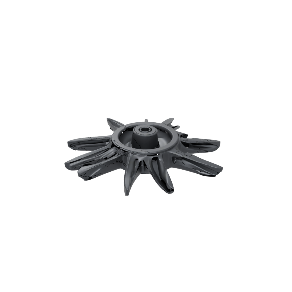 Obsidian Three-Prong Spinner