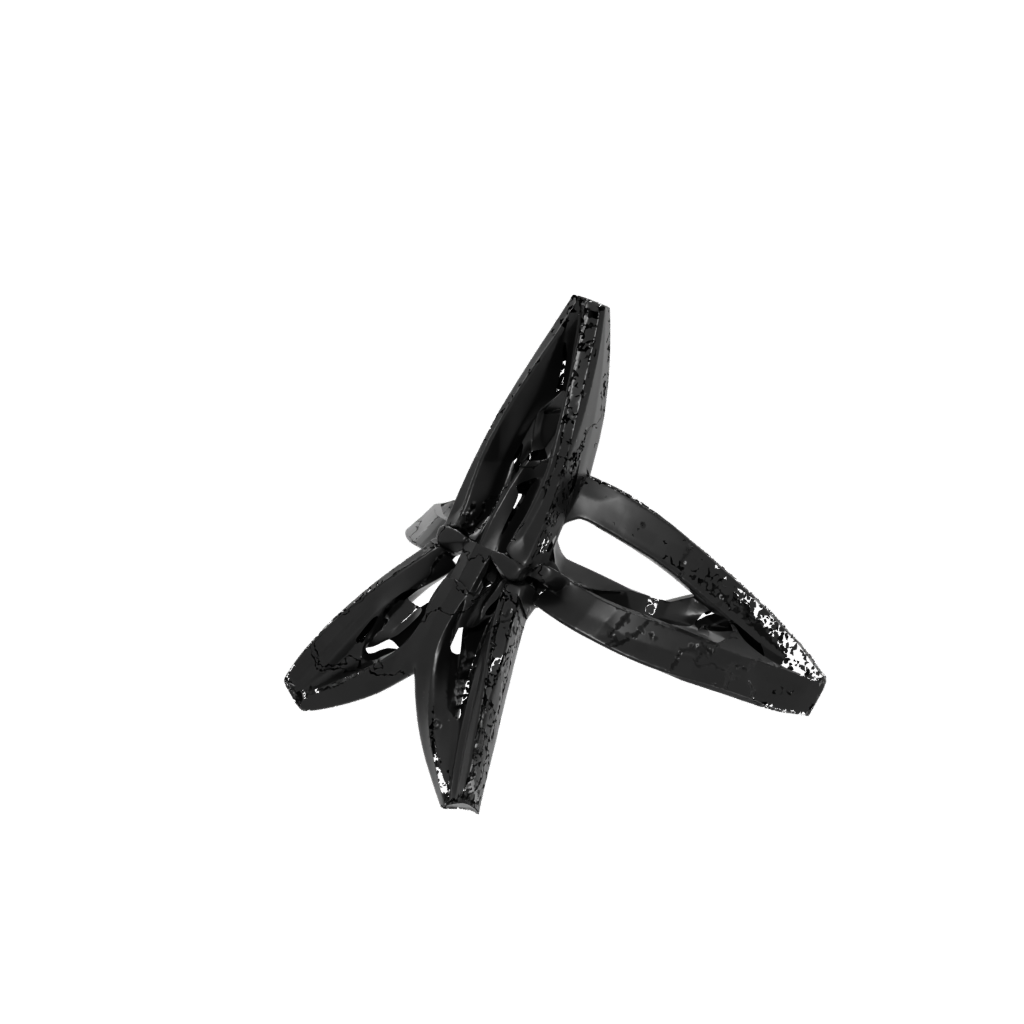Obsidian Tri-Bar Flip Toy