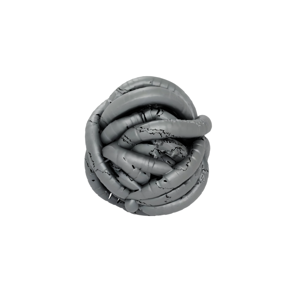 Obsidian Twisty Helix Toy