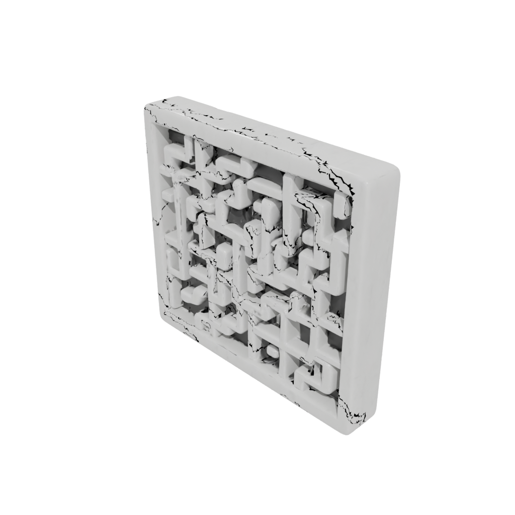 Obsidian Textured Marble Maze Pocket Puzzle