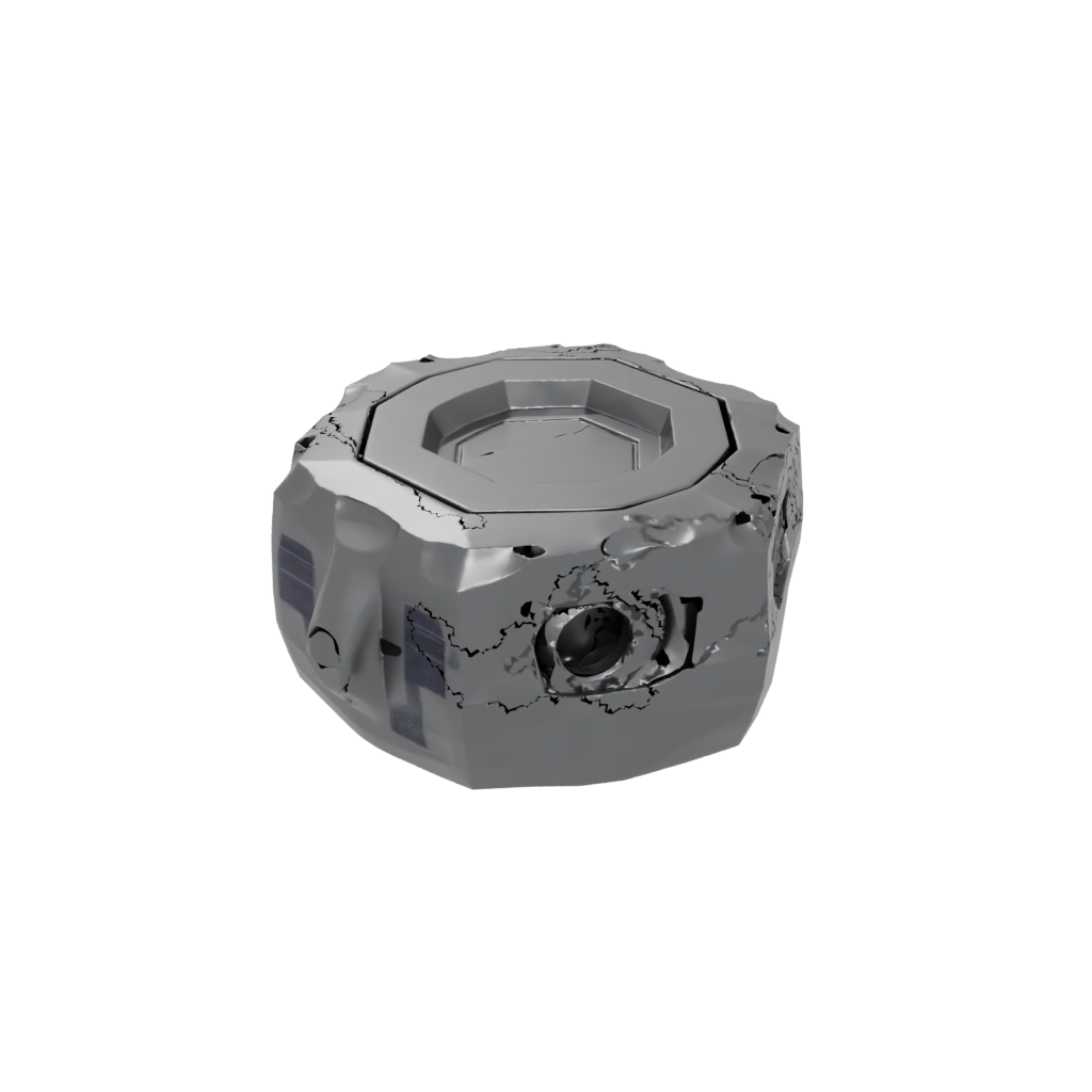 Obsidian Textured Snap-Pop Hexagon