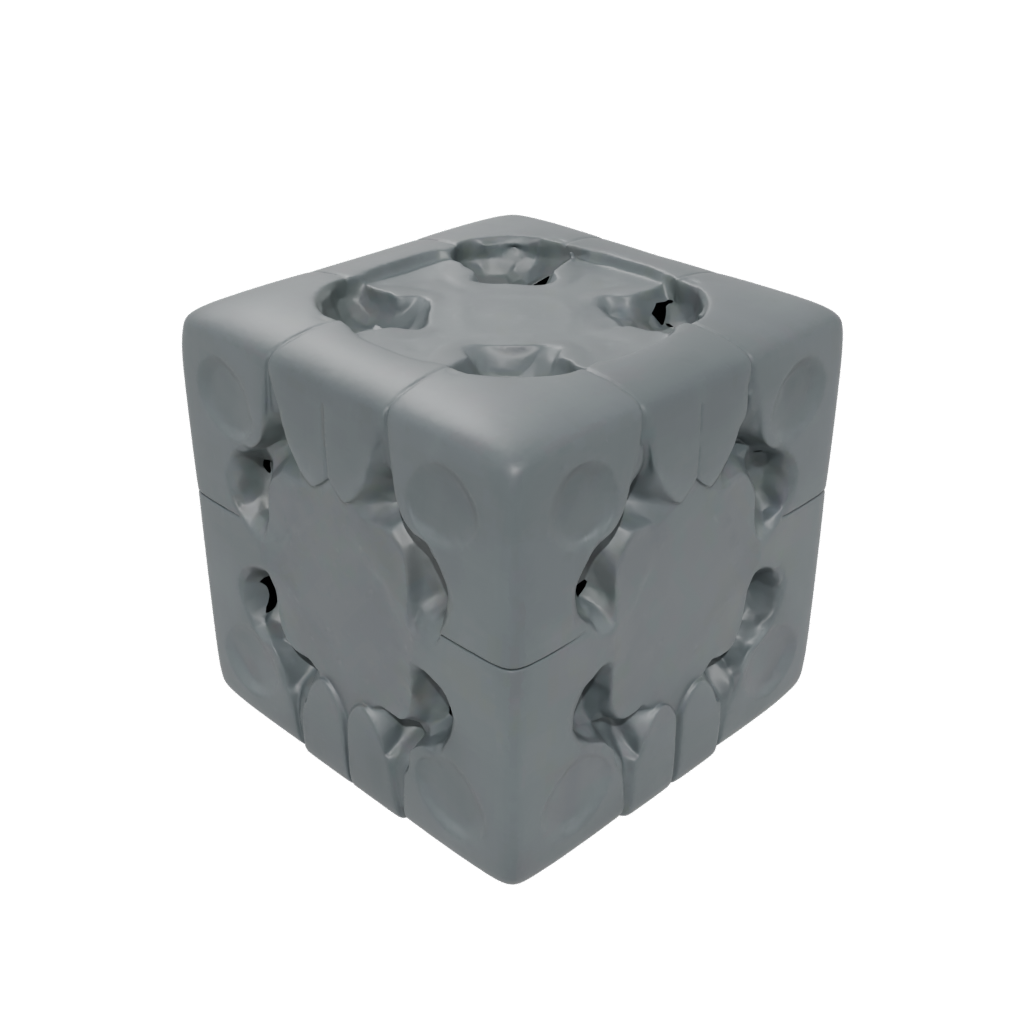 Obsidian Textured Squeeze Stress Cube