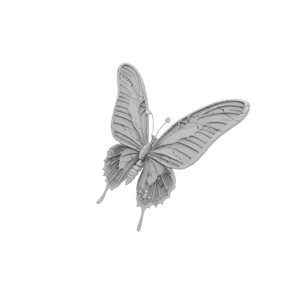 Big Articulated Butterfly