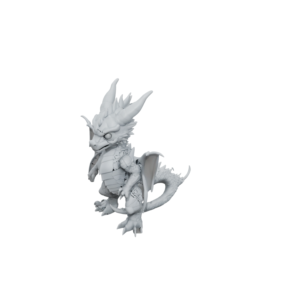 Big Articulated Keychain Dragonling