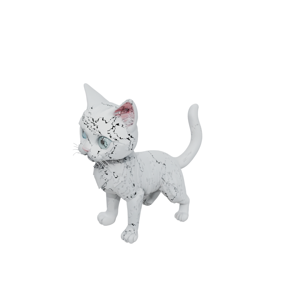 Pastel Pocket Articulated Cat