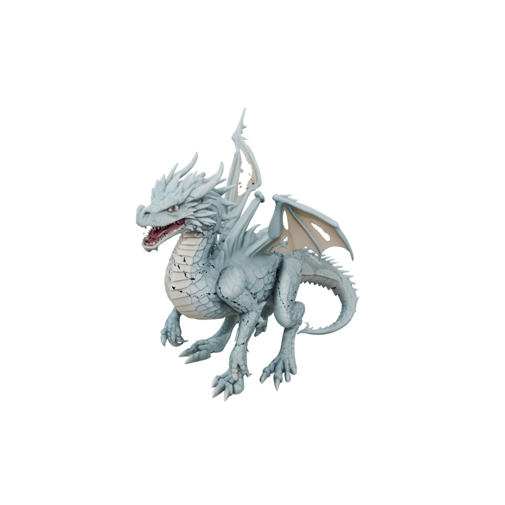 Pastel Pocket Articulated Dragon Long