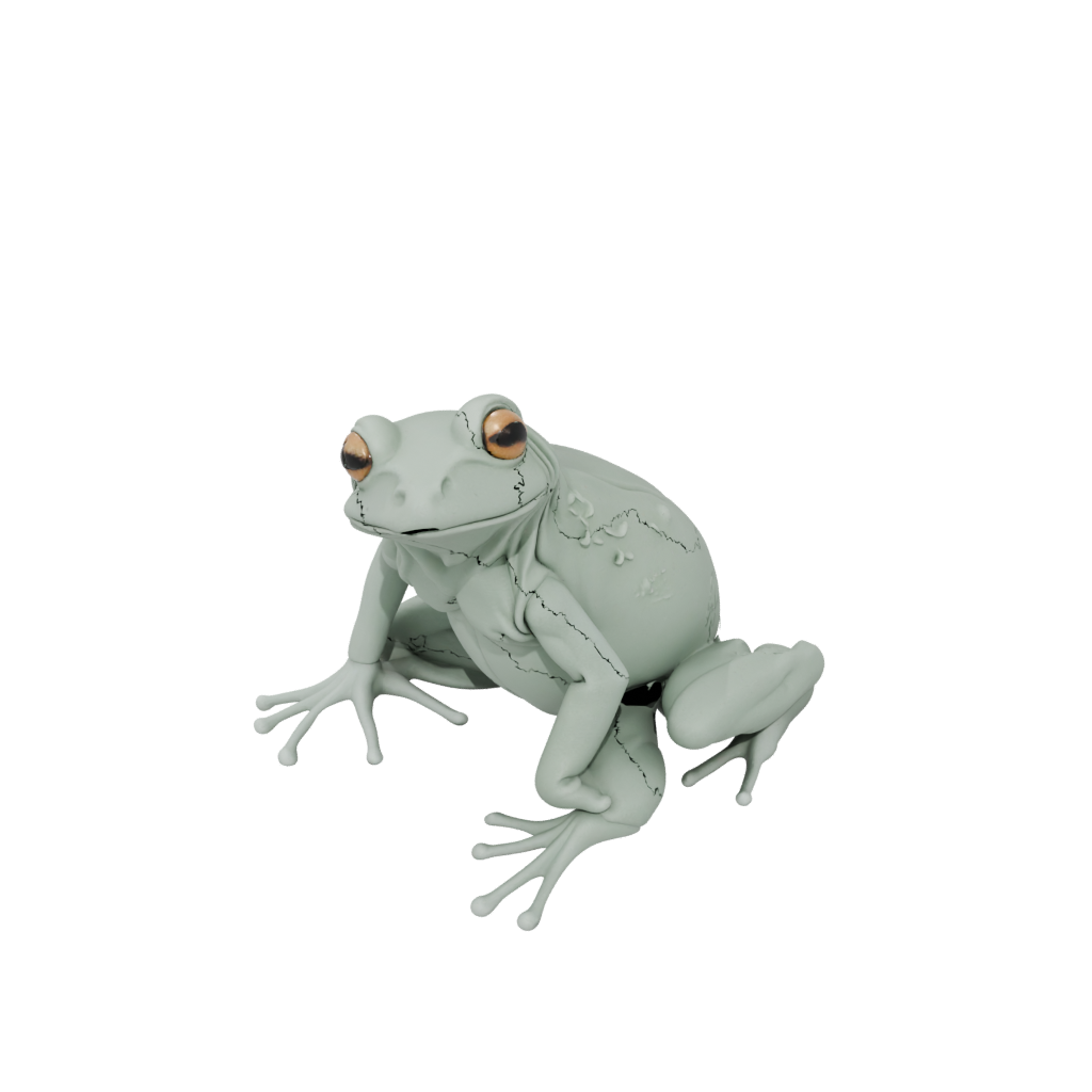 Pastel Pocket Articulated Frog