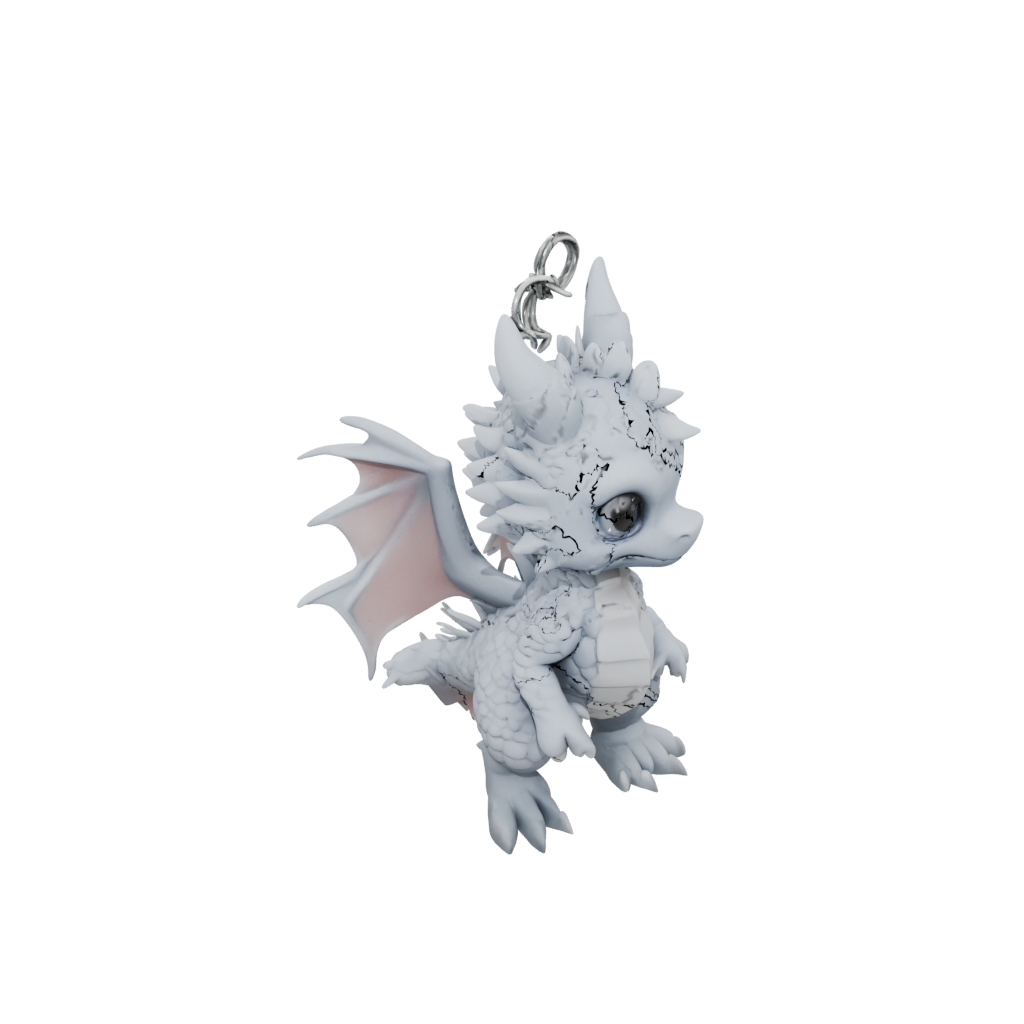 Pastel Pocket Articulated Keychain Dragonling