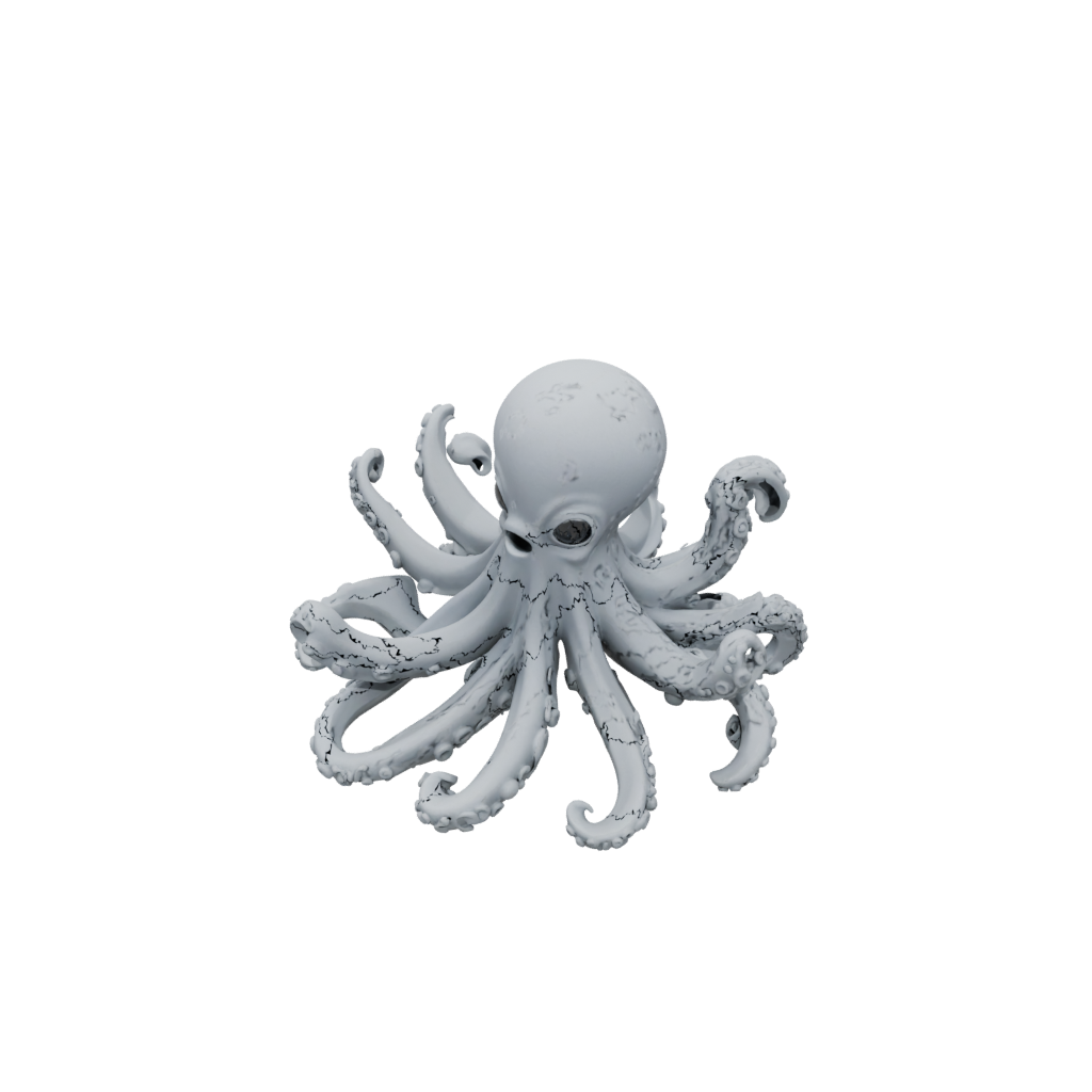 Pastel Pocket Articulated Octopus Mini