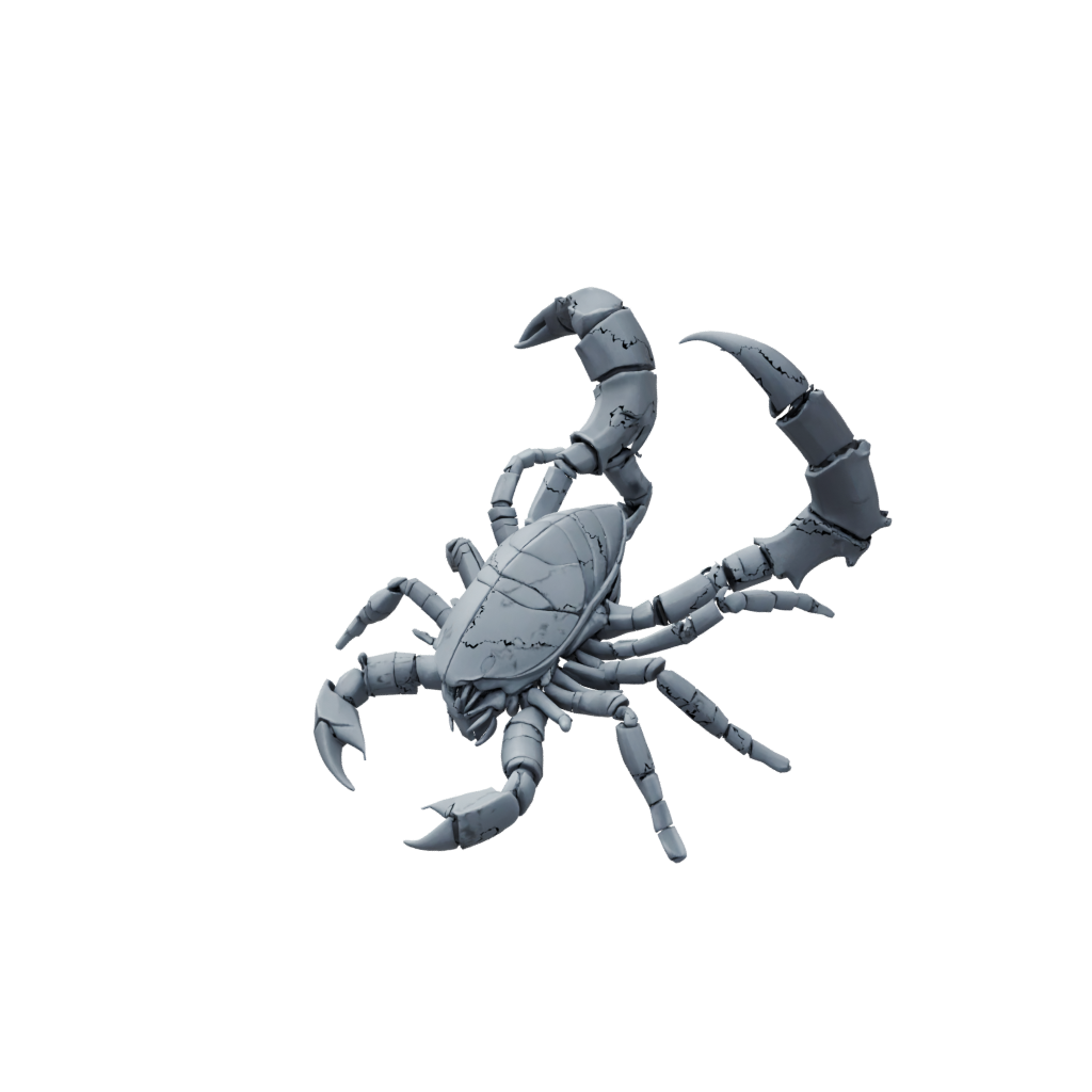 Pastel Pocket Articulated Scorpion