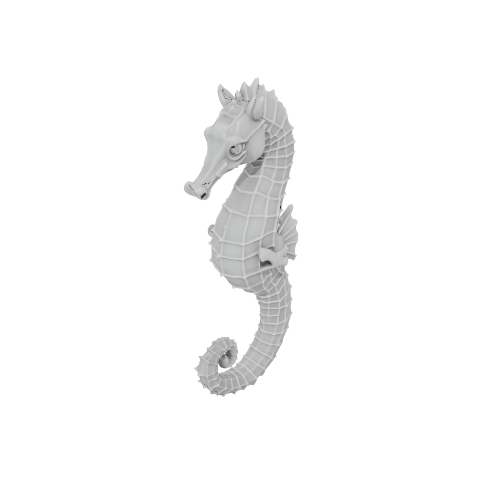 Pastel Pocket Articulated Seahorse