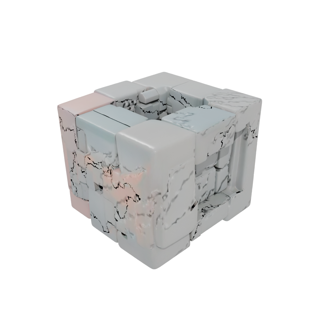 Pastel Pocket Folding Hinge Cube