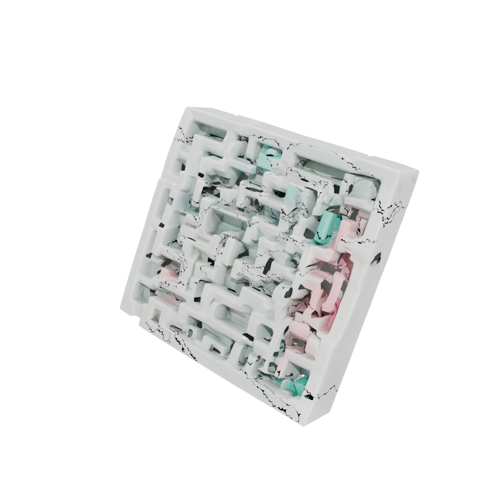 Pastel Pocket Marble Maze Pocket Puzzle