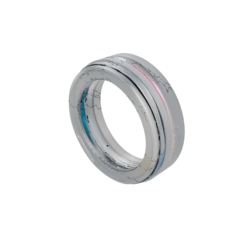 Pastel Pocket Spinning Coin Ring