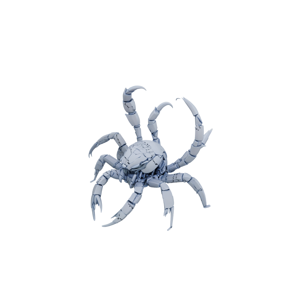 Pastel Big Articulated Scorpion