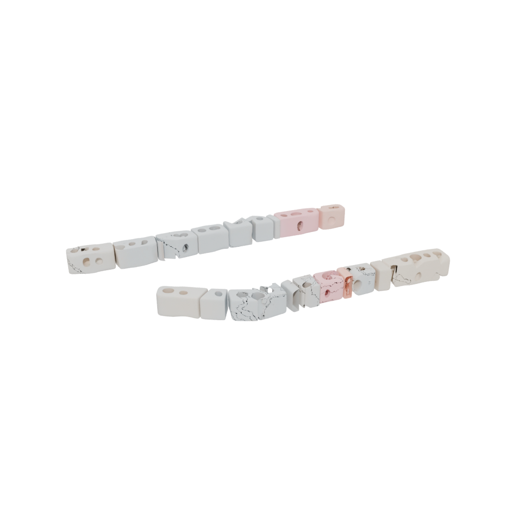 Pastel Big Pivot Domino Chain