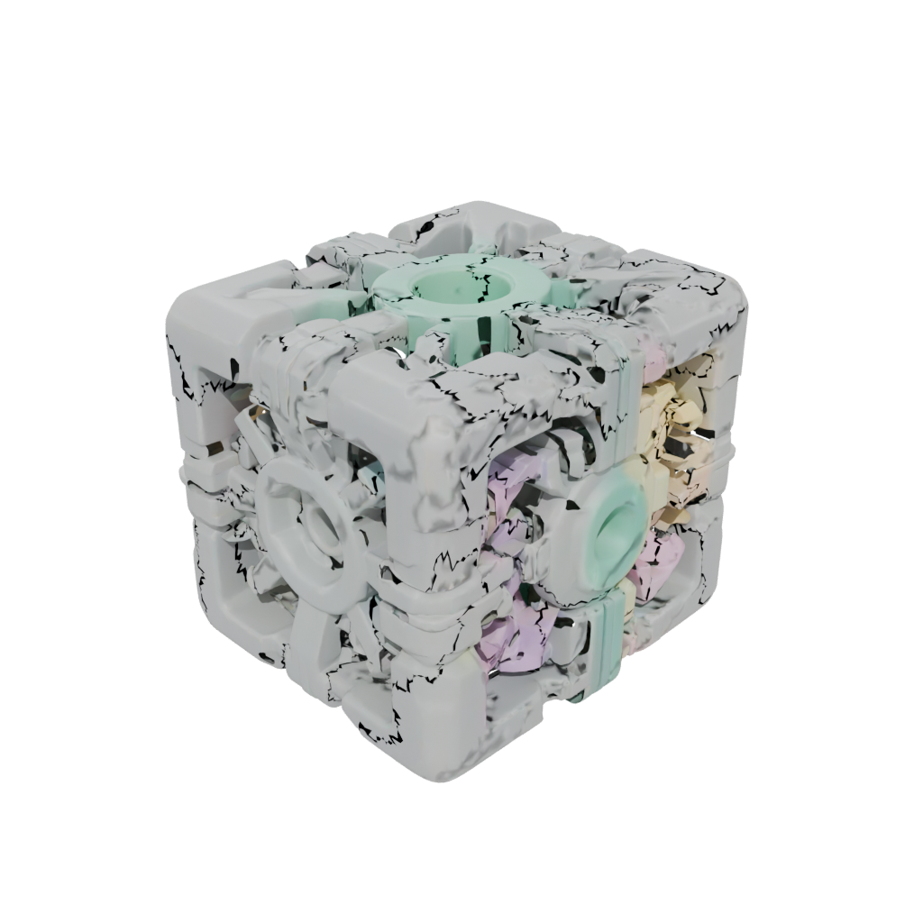 Pastel Big Pocket Gear Cube