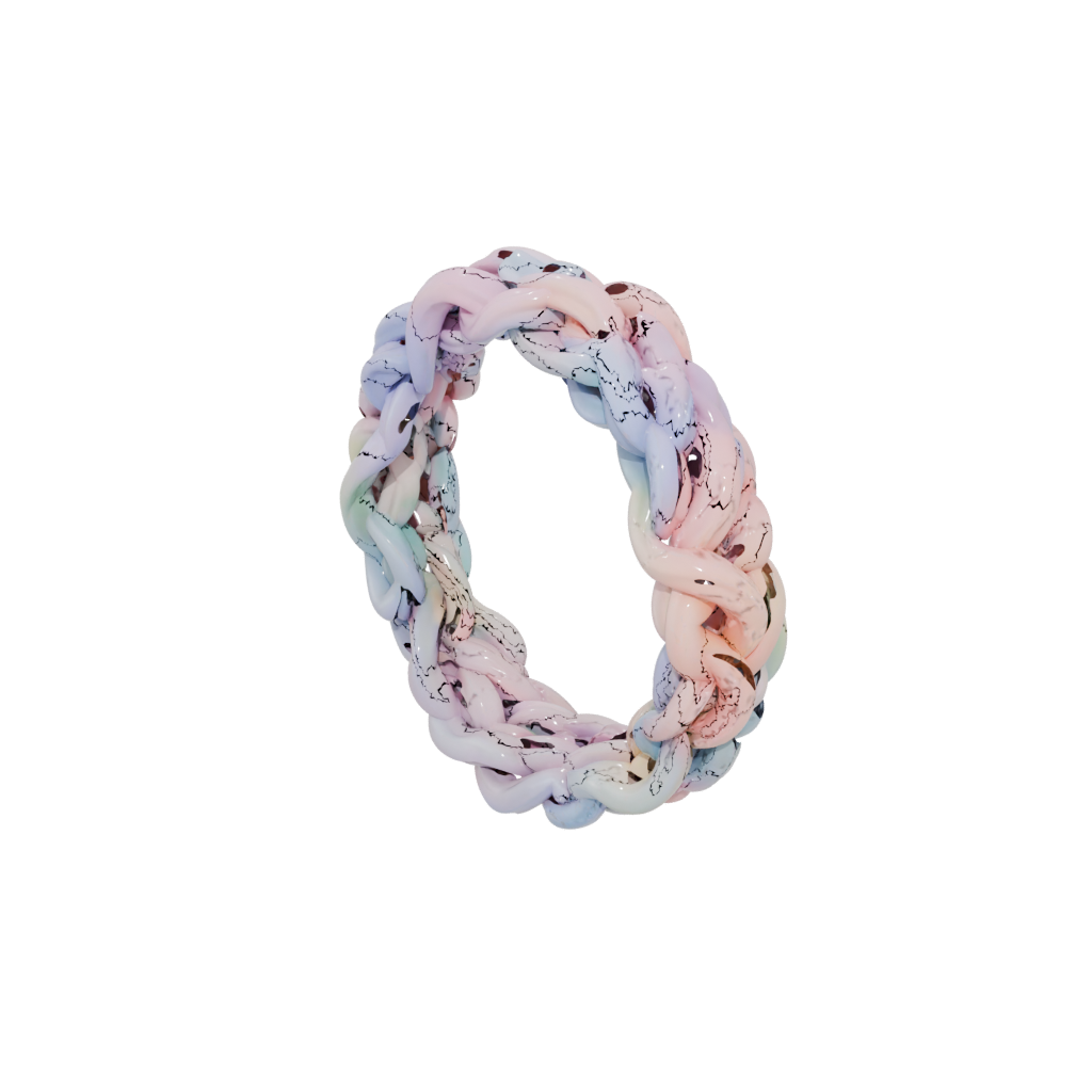 Pastel Big Sensory Chain Ring
