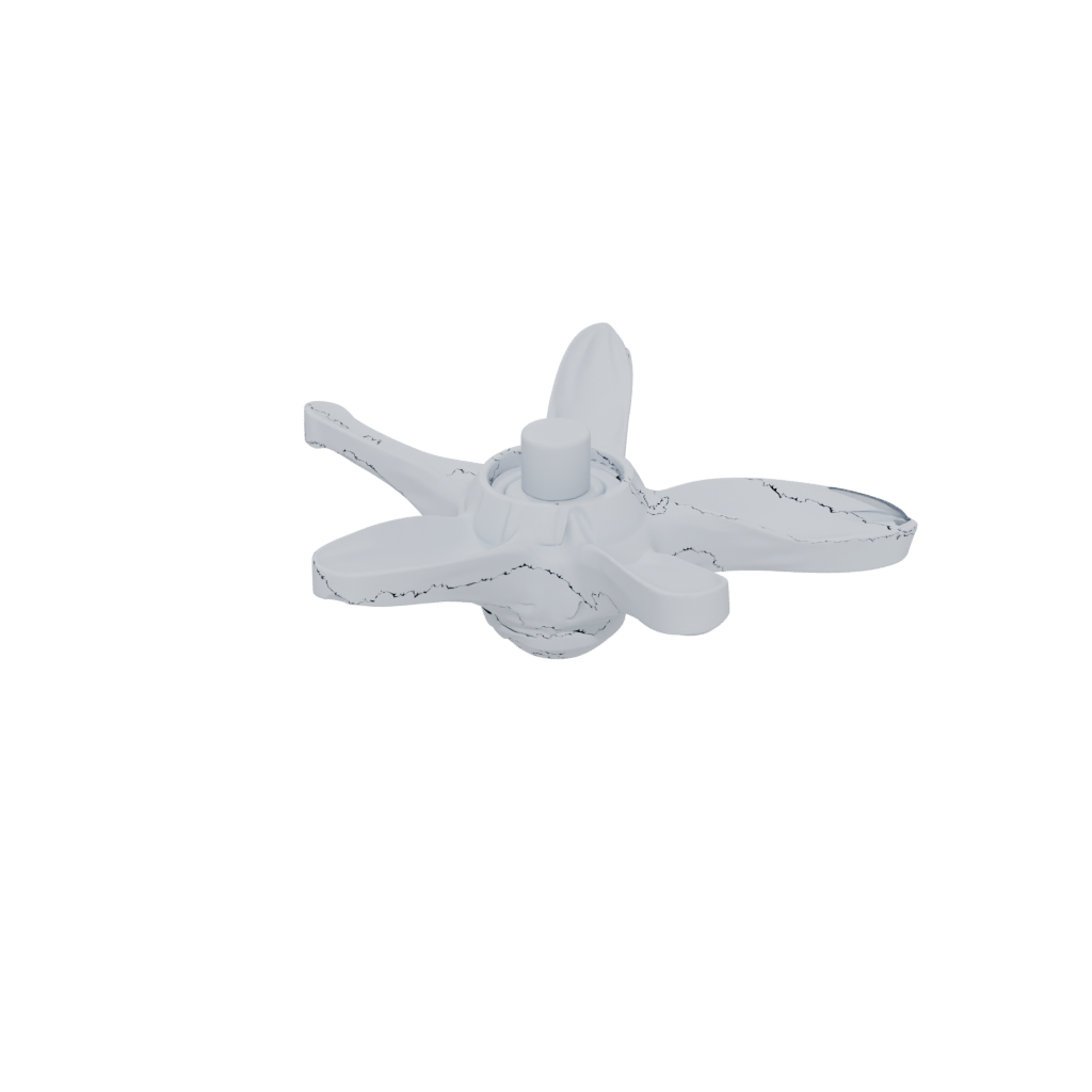 Pastel Big Three-Prong Spinner