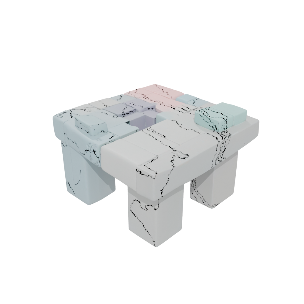 Pastel Big Tri-Bar Flip Toy