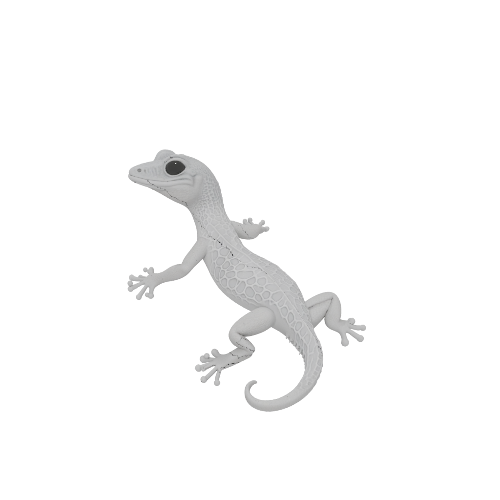 Pastel Soft Articulated Gecko