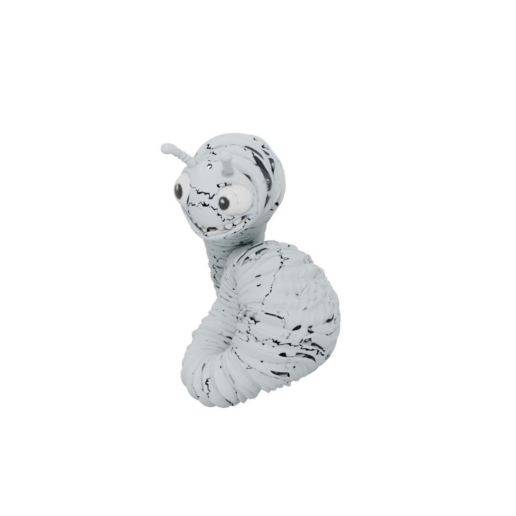 Pastel Soft Articulated Worm