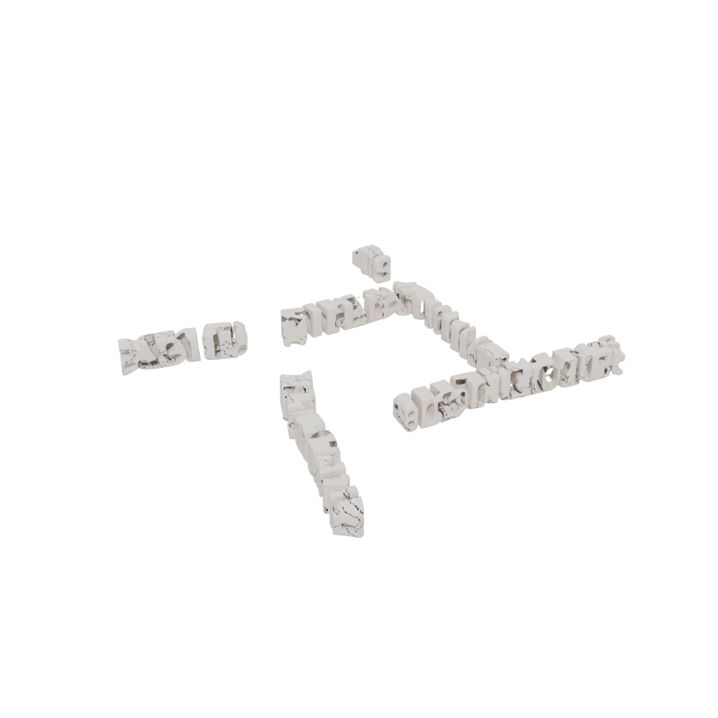 Pastel Soft Pivot Domino Chain