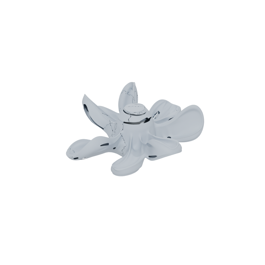 Pastel Soft Three-Prong Spinner
