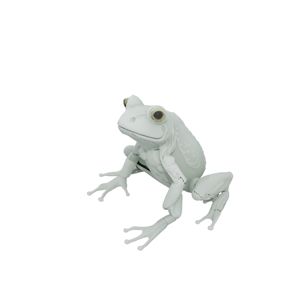 Pastel Articulated Frog