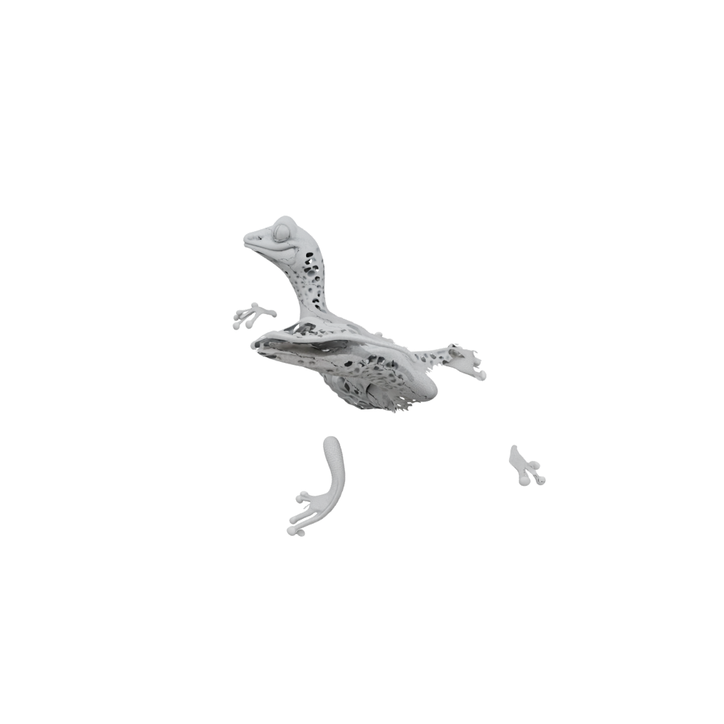 Pastel Articulated Gecko