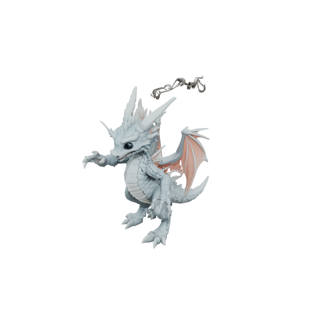 Pastel Articulated Keychain Dragonling