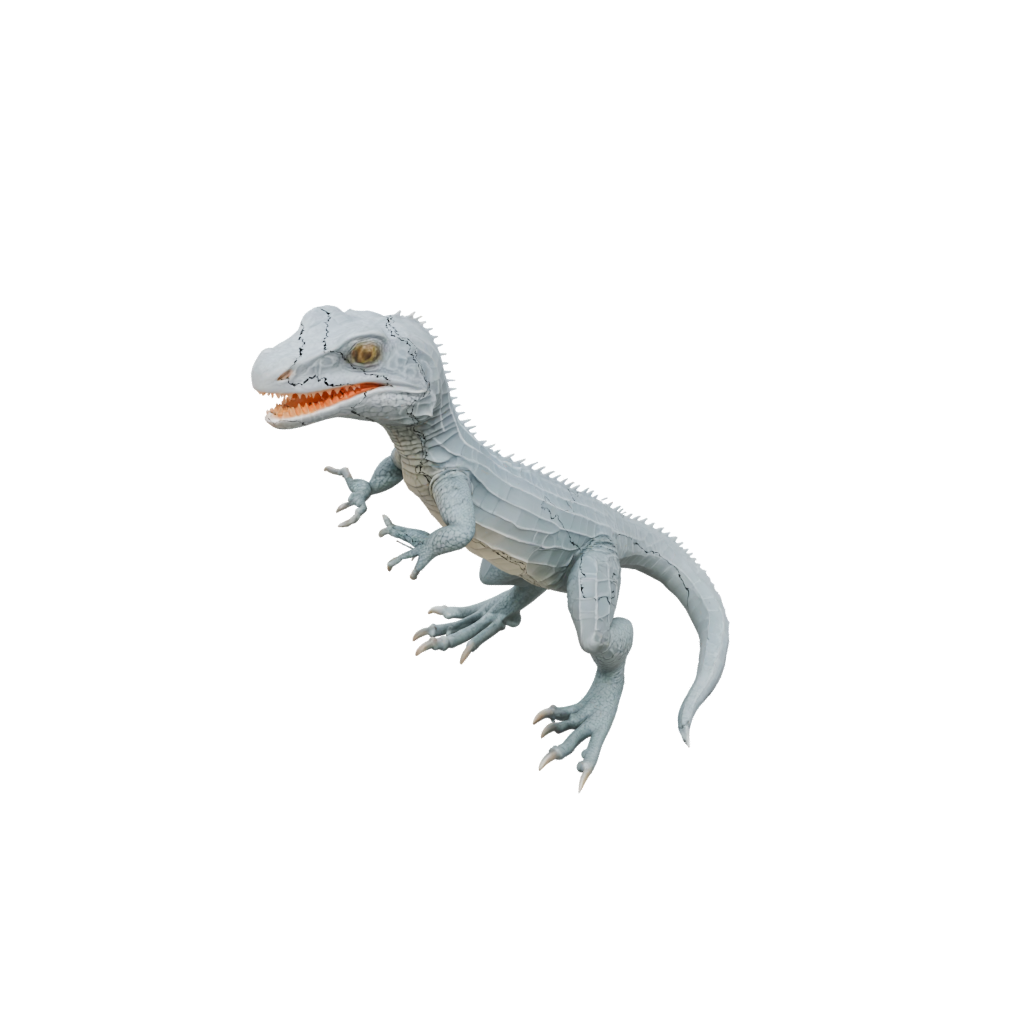 Pastel Articulated Lizard