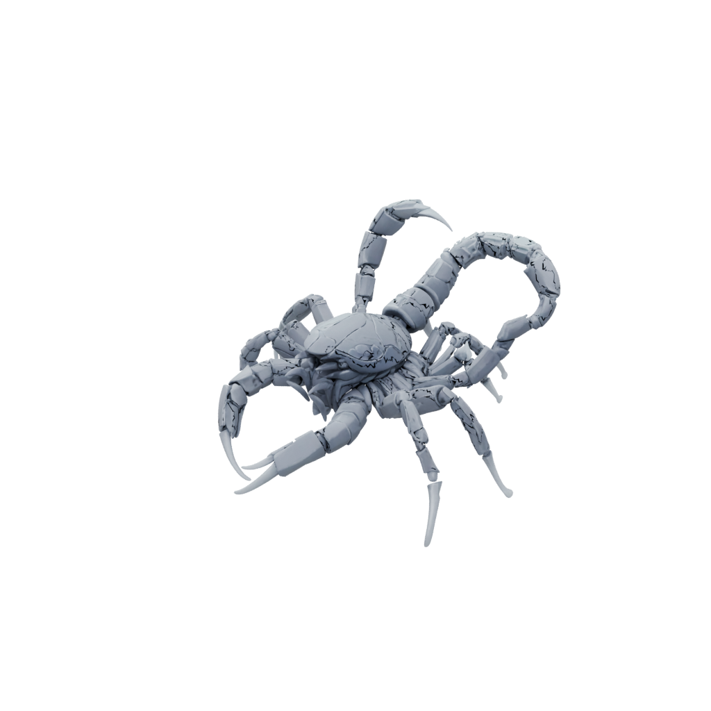 Pastel Articulated Scorpion