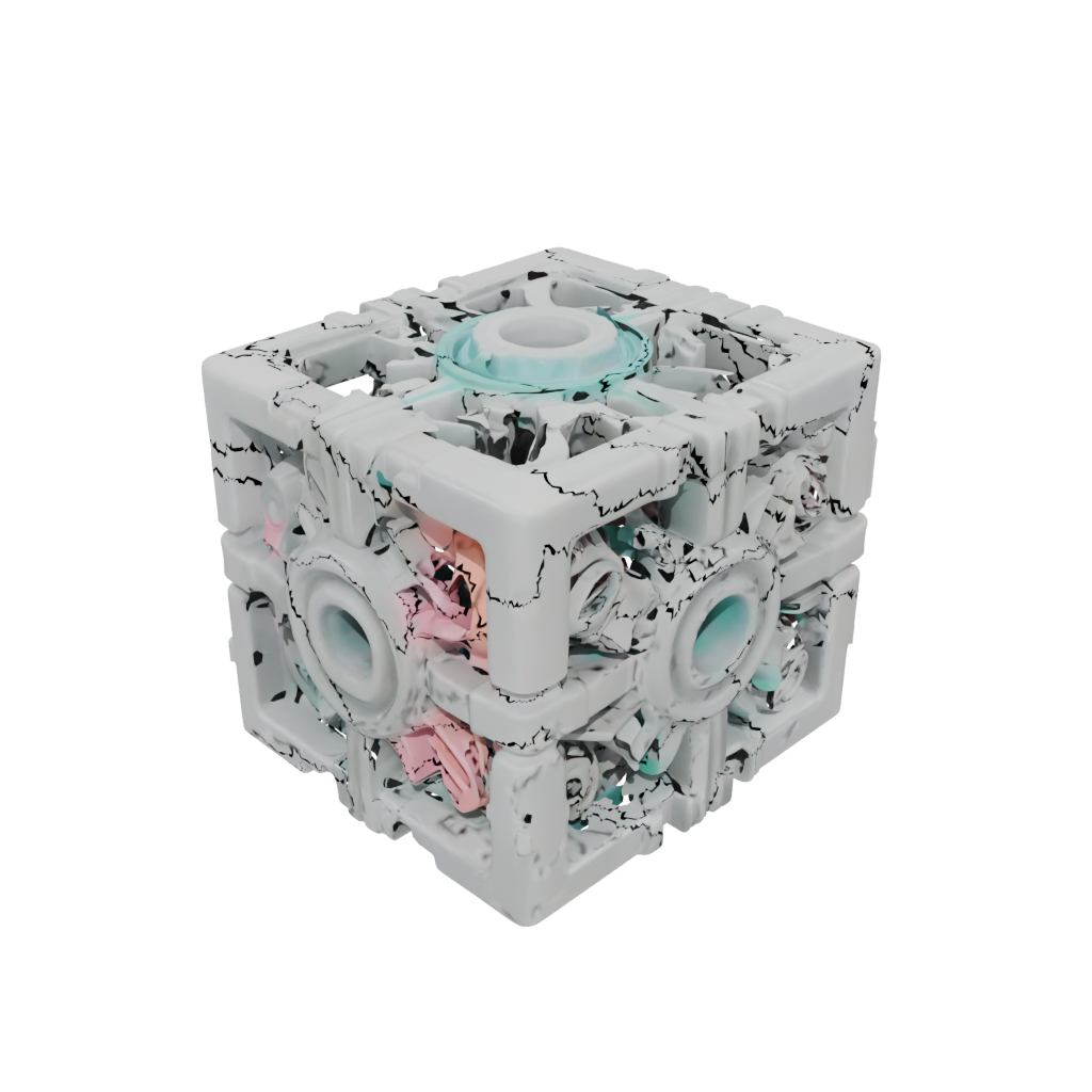 Pastel Pocket Gear Cube