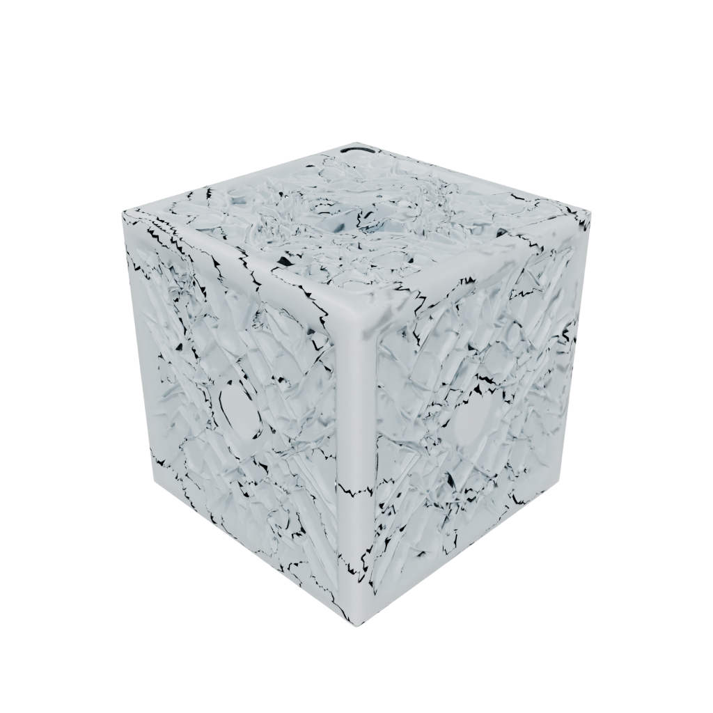 Pastel Textured Infinity Flip Cube