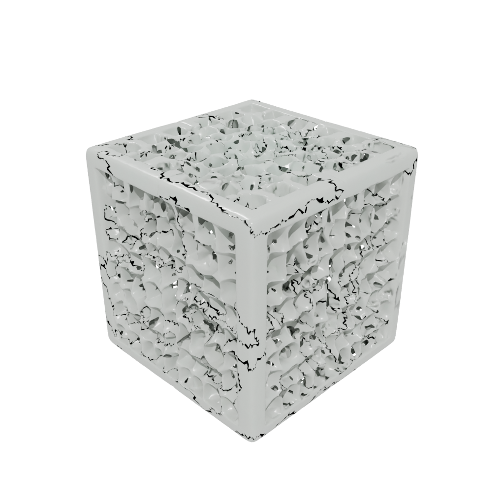 Pastel Textured Magnet-Free Click Cube