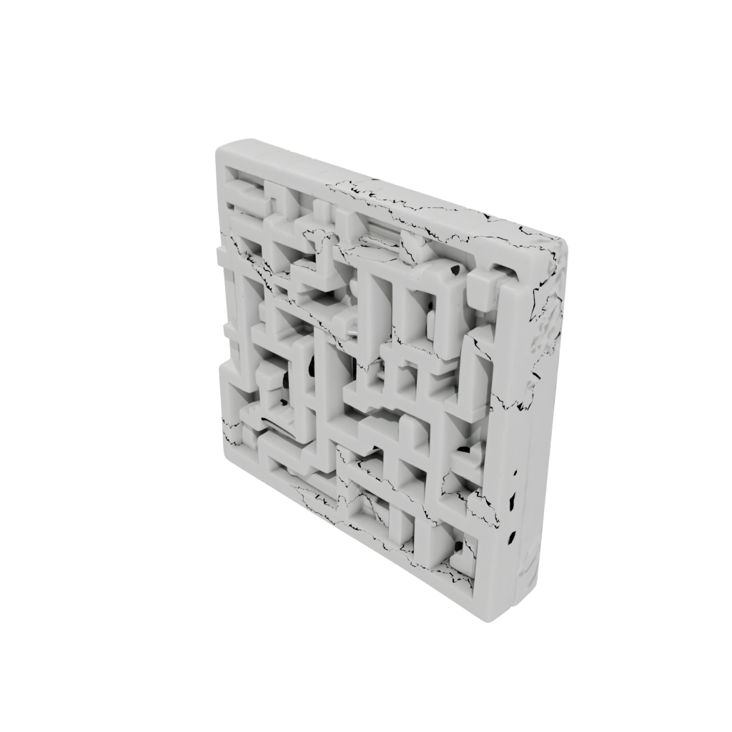 Pastel Textured Marble Maze Pocket Puzzle