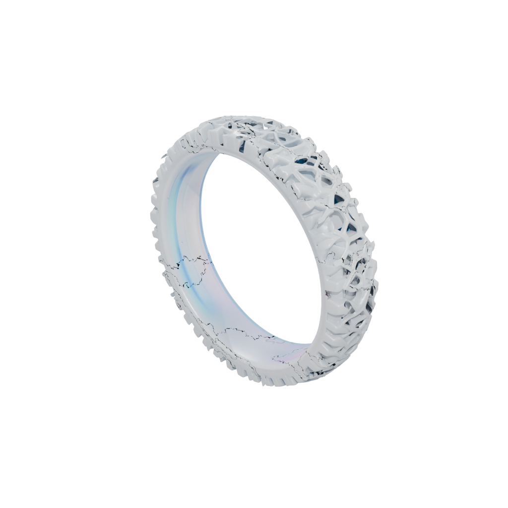 Pastel Textured Sensory Chain Ring