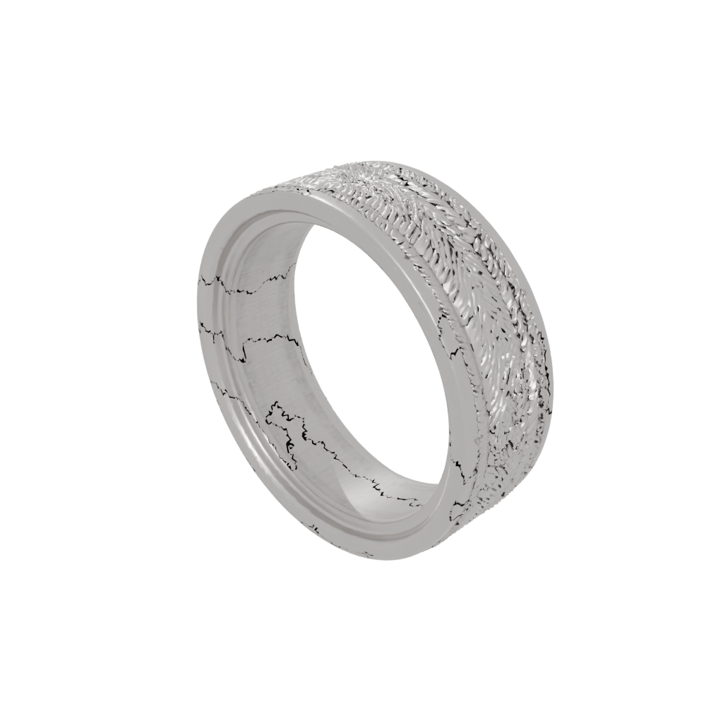 Pastel Textured Spinning Coin Ring