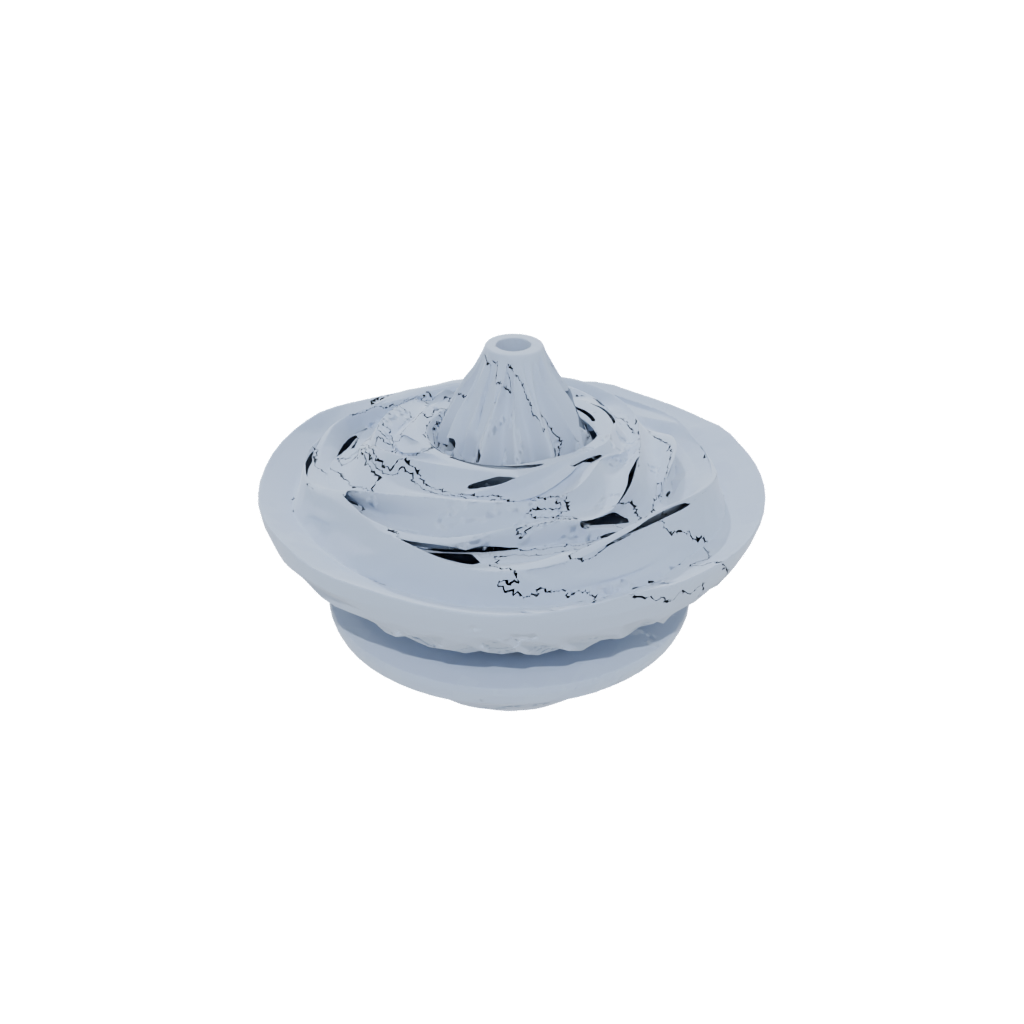 Pastel Textured Spinning Top Set